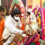 वैंकटेश देवस्थान छत्रीबाग में मनाया गया गोदा – रंगनाथ का विवाहोत्सव