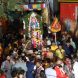 वेंकटेश देवस्थान छत्रीबाग में ब्रह्मोत्सव के तहत निकली छोटी रथयात्रा