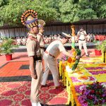 पुलिस स्मृति दिवस पर शहीद पुलिसकर्मियों को अर्पित किए गए श्रद्धासुमन